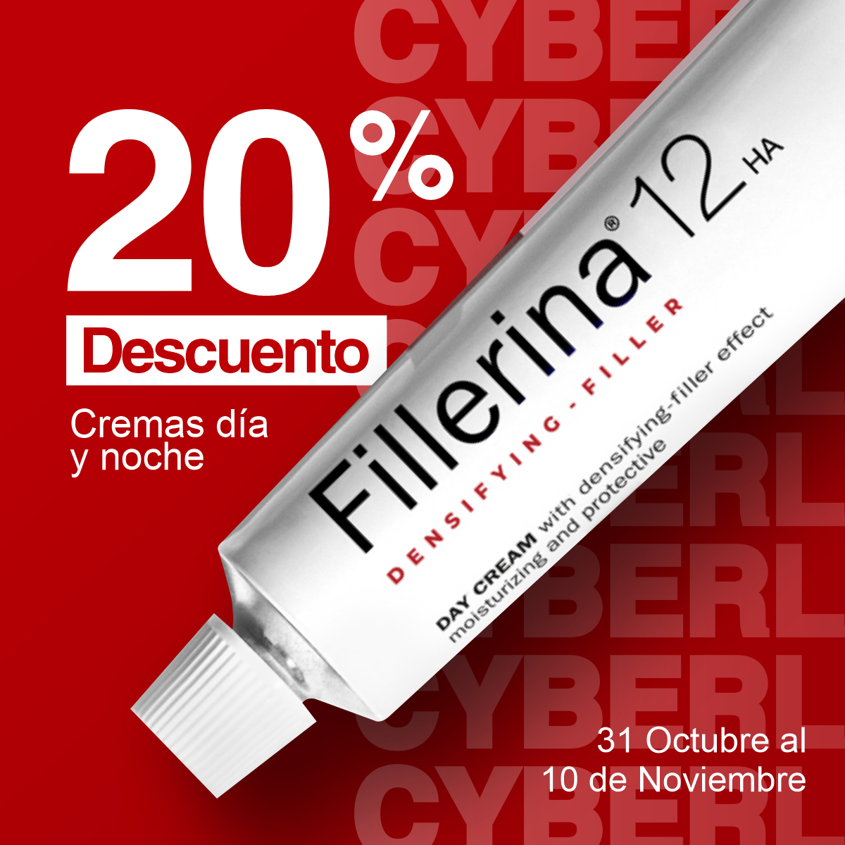 Cyber Labo 20% de descuento en Cremas de Día y Noche